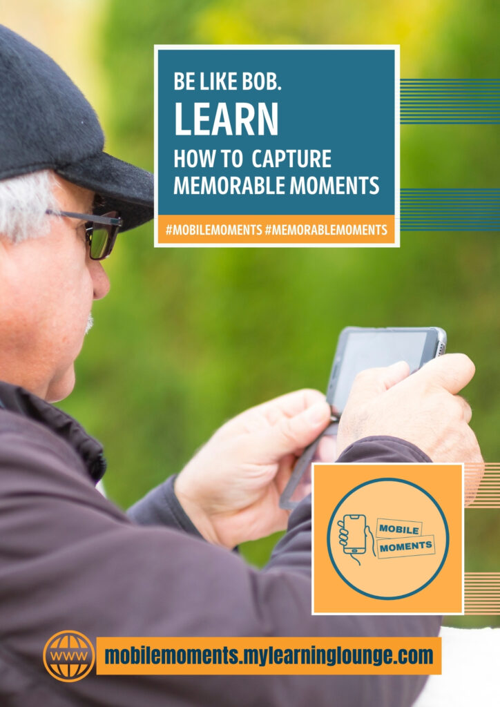 Be like Bob. Learn how to capture memorable moments.